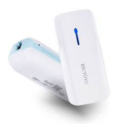 别优 Biutoyu Y W52 5200mAh 3G WiFi 多功能移动电源 梦幻蓝随身能量站